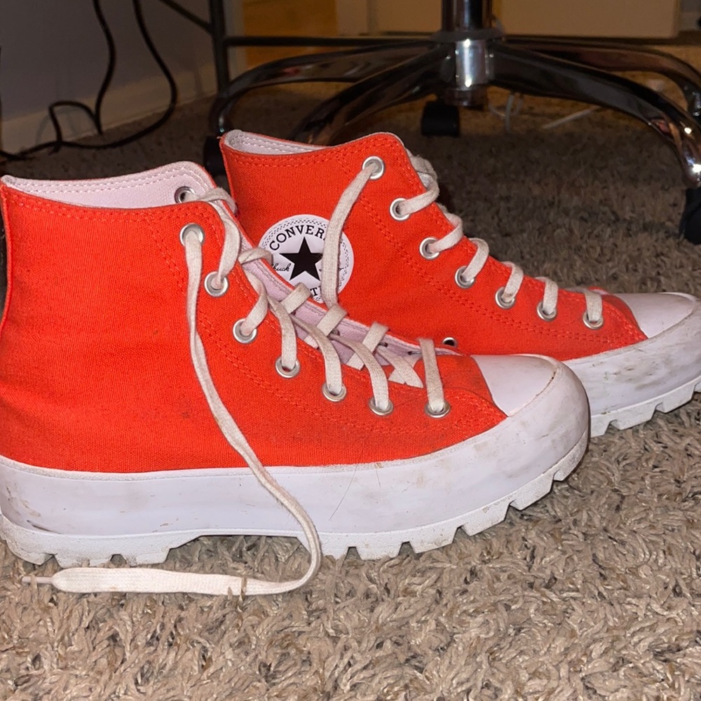 Orange Platform converse
